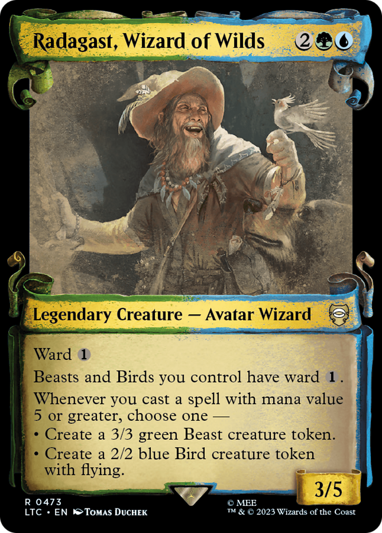 Radagast, Wizard of Wilds [The Lord of the Rings: Tales of Middle-Earth Commander Showcase Scrolls] | Yard's Games Ltd