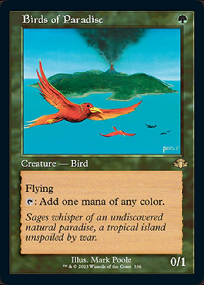 Birds of Paradise (Retro) [Dominaria Remastered] | Yard's Games Ltd