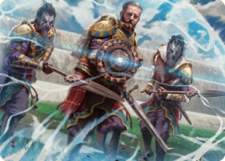 Argivian Phalanx Art Card [Dominaria United Art Series] | Yard's Games Ltd