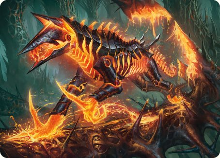 Kuldotha Cackler Art Card [Phyrexia: All Will Be One Art Series] | Yard's Games Ltd