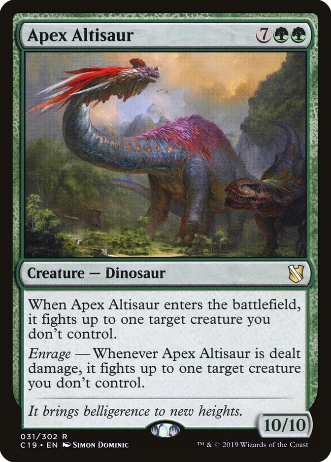 Apex Altisaur [Commander 2019] | Yard's Games Ltd