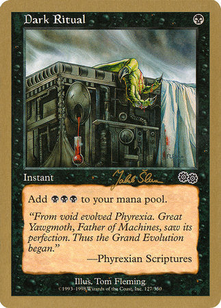 Dark Ritual - 1999 Jakub Slemr (USG) [World Championship Decks 1999] | Yard's Games Ltd