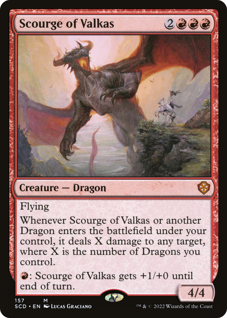 Scourge of Valkas [Starter Commander Decks] | Yard's Games Ltd