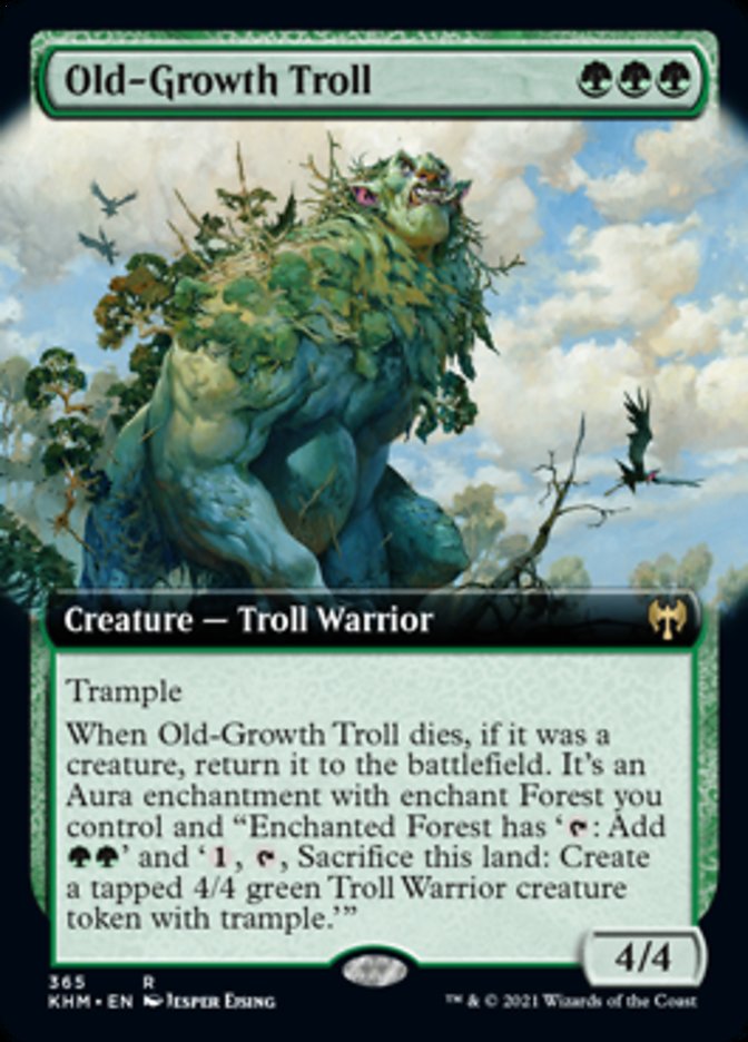 Old-Growth Troll (Extended Art) [Kaldheim] | Yard's Games Ltd