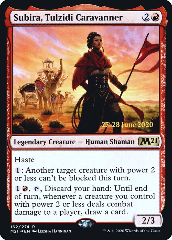 Subira, Tulzidi Caravanner [Core Set 2021 Prerelease Promos] | Yard's Games Ltd