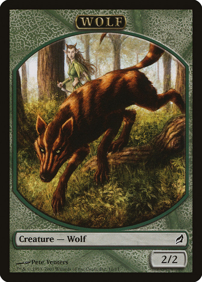 Wolf Token [Lorwyn Tokens] | Yard's Games Ltd