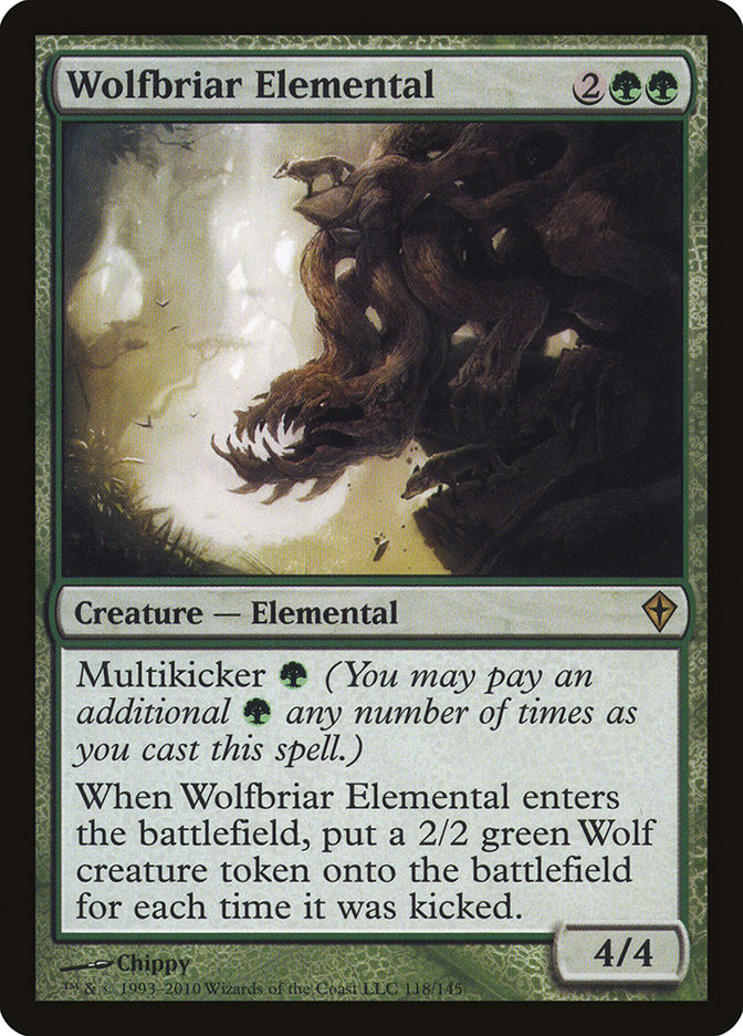 Wolfbriar Elemental [Worldwake] | Yard's Games Ltd