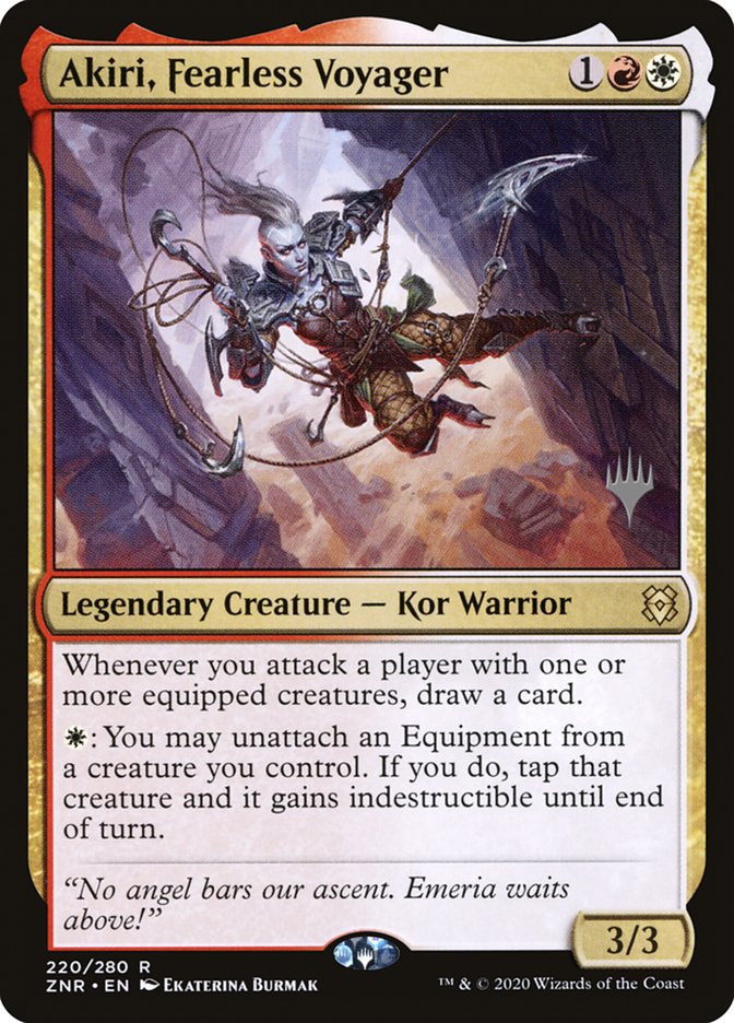 Akiri, Fearless Voyager (Promo Pack) [Zendikar Rising Promos] | Yard's Games Ltd