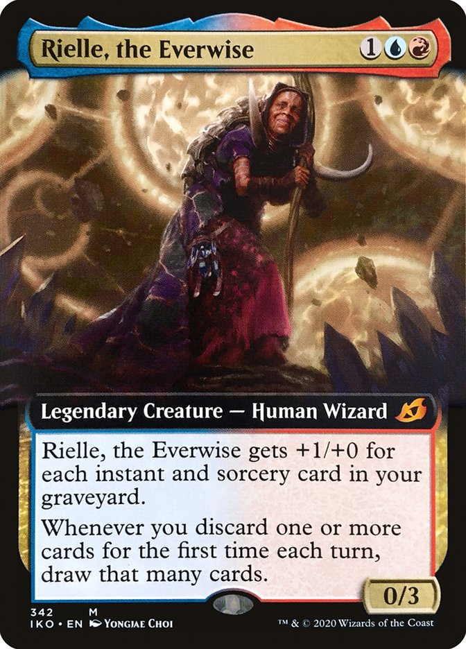 Rielle, the Everwise (Extended Art) [Ikoria: Lair of Behemoths] | Yard's Games Ltd