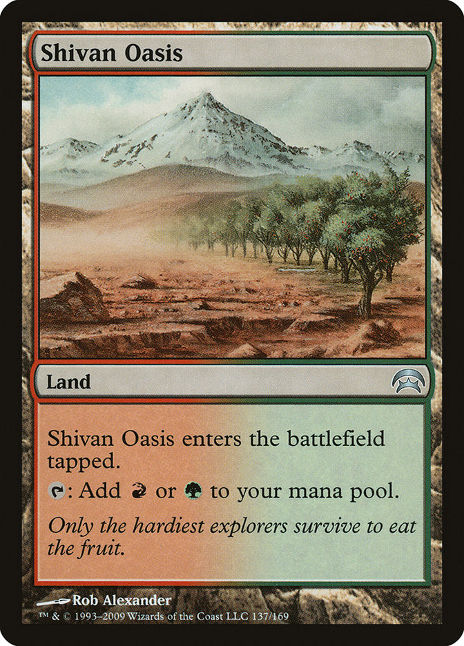 Shivan Oasis [Planechase] | Yard's Games Ltd