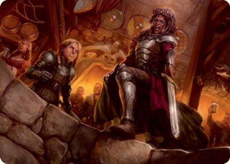 Veteran Dungeoneer Art Card [Dungeons & Dragons: Adventures in the Forgotten Realms Art Series] | Yard's Games Ltd