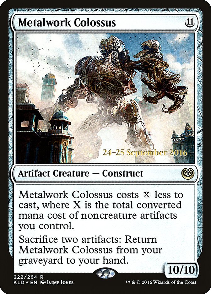 Metalwork Colossus [Kaladesh Prerelease Promos] | Yard's Games Ltd