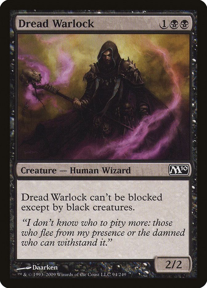 Dread Warlock [Magic 2010] | Yard's Games Ltd