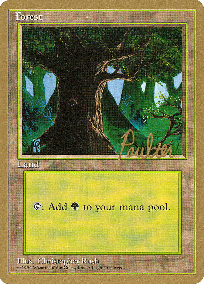 Forest (pp377) (Preston Poulter) [Pro Tour Collector Set] | Yard's Games Ltd