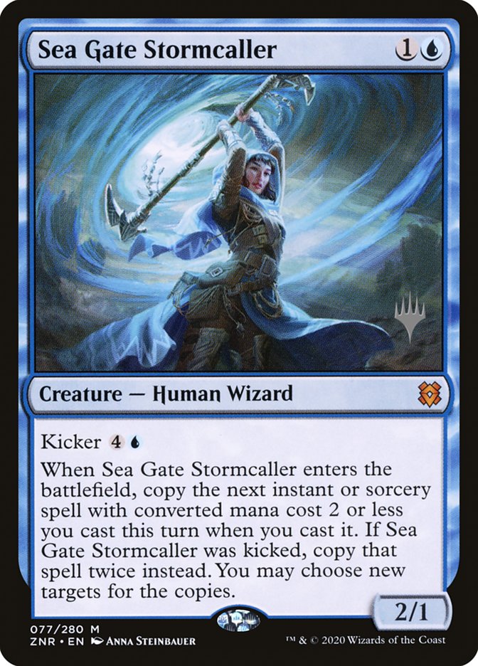 Sea Gate Stormcaller (Promo Pack) [Zendikar Rising Promos] | Yard's Games Ltd