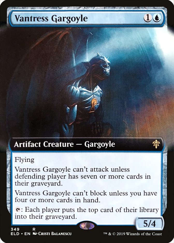 Vantress Gargoyle (Extended Art) [Throne of Eldraine] | Yard's Games Ltd