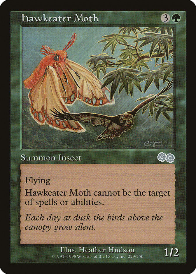 Hawkeater Moth [Urza's Saga] | Yard's Games Ltd