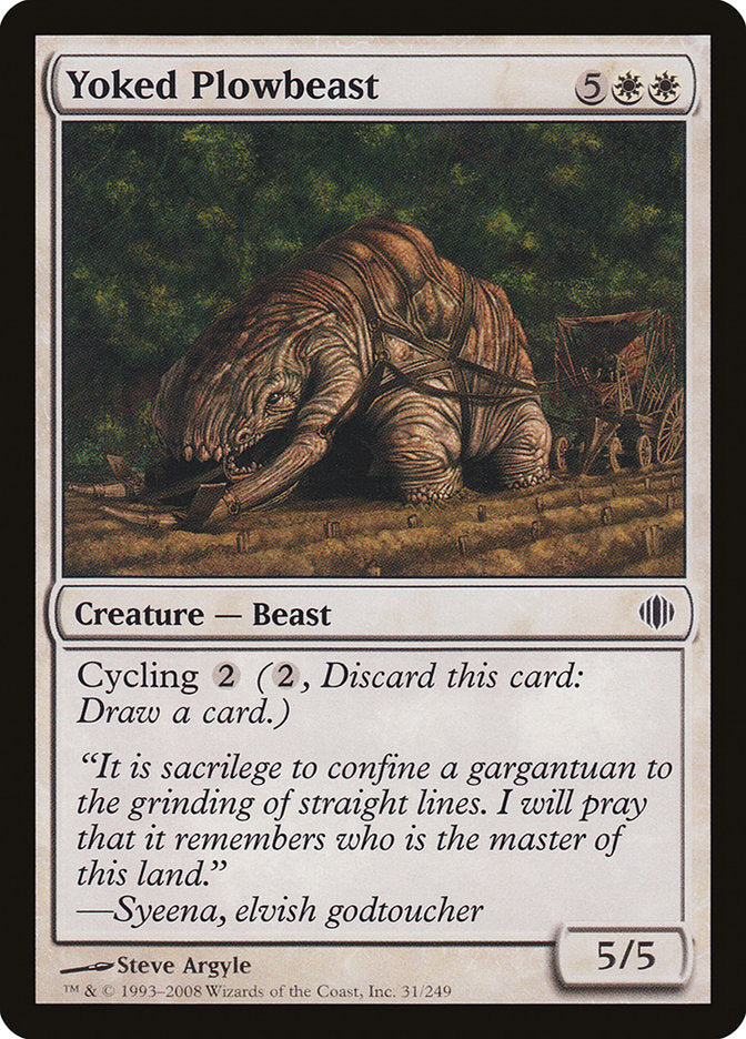 Yoked Plowbeast [Shards of Alara] | Yard's Games Ltd