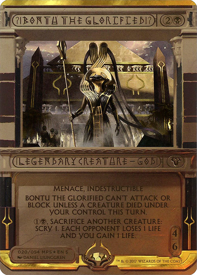 Bontu the Glorified (Invocation) [Amonkhet Invocations] | Yard's Games Ltd