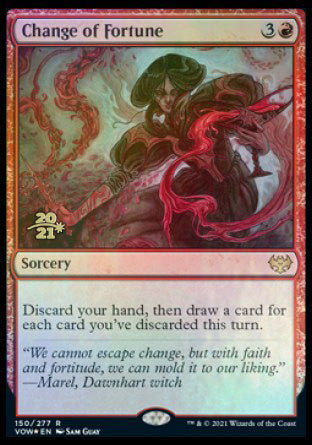 Change of Fortune [Innistrad: Crimson Vow Prerelease Promos] | Yard's Games Ltd