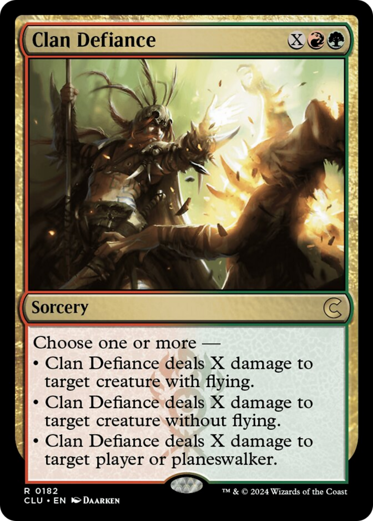 Clan Defiance [Ravnica: Clue Edition] | Yard's Games Ltd