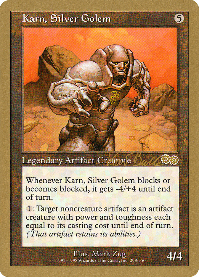 Karn, Silver Golem (Kai Budde) [World Championship Decks 1999] | Yard's Games Ltd