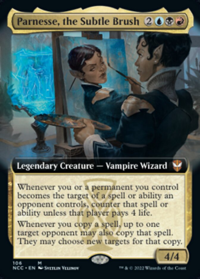 Parnesse, the Subtle Brush (Extended Art) [Streets of New Capenna Commander] | Yard's Games Ltd