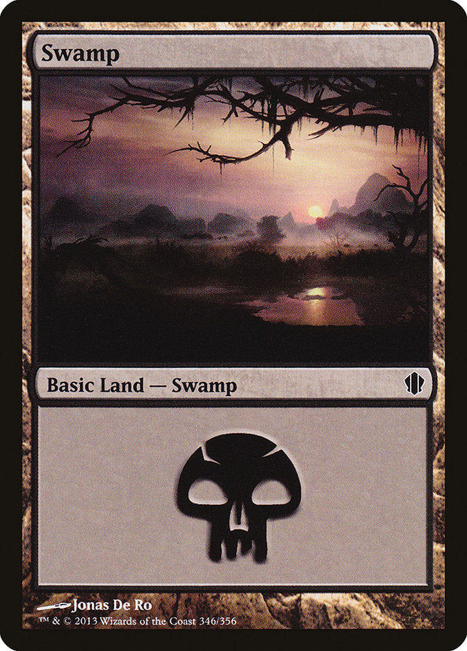 Swamp (346) [Commander 2013] | Yard's Games Ltd