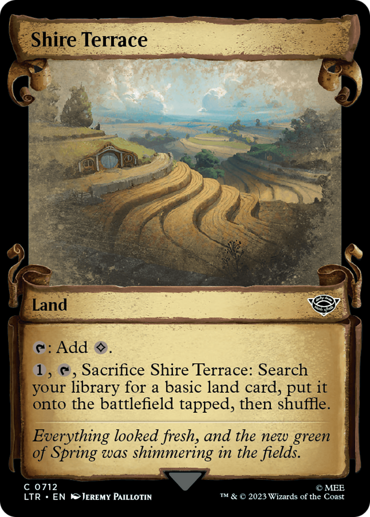 Shire Terrace [The Lord of the Rings: Tales of Middle-Earth Showcase Scrolls] | Yard's Games Ltd