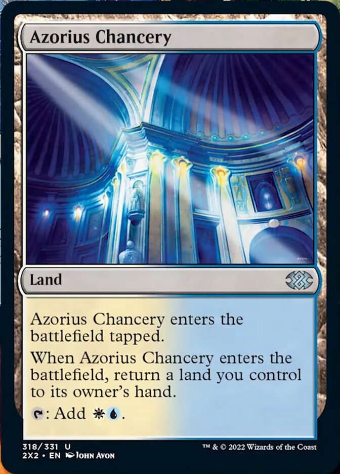 Azorius Chancery [Double Masters 2022] | Yard's Games Ltd