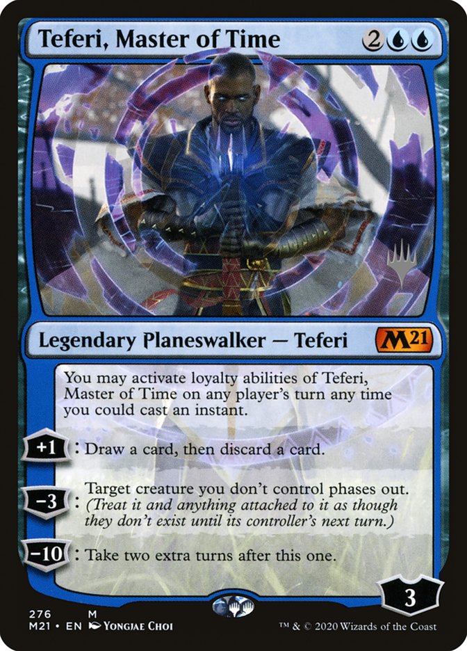 Teferi, Master of Time (Promo Pack) (276) [Core Set 2021 Promos] | Yard's Games Ltd