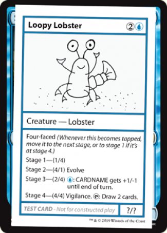 Loopy Lobster (2021 Edition) [Mystery Booster Playtest Cards] | Yard's Games Ltd