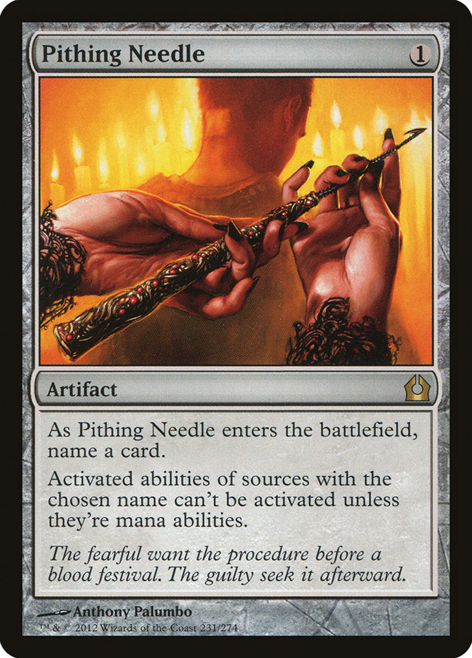 Pithing Needle [Return to Ravnica] | Yard's Games Ltd