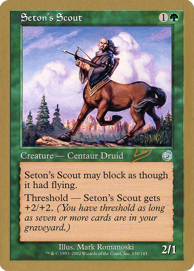 Seton's Scout (Raphael Levy) [World Championship Decks 2002] | Yard's Games Ltd