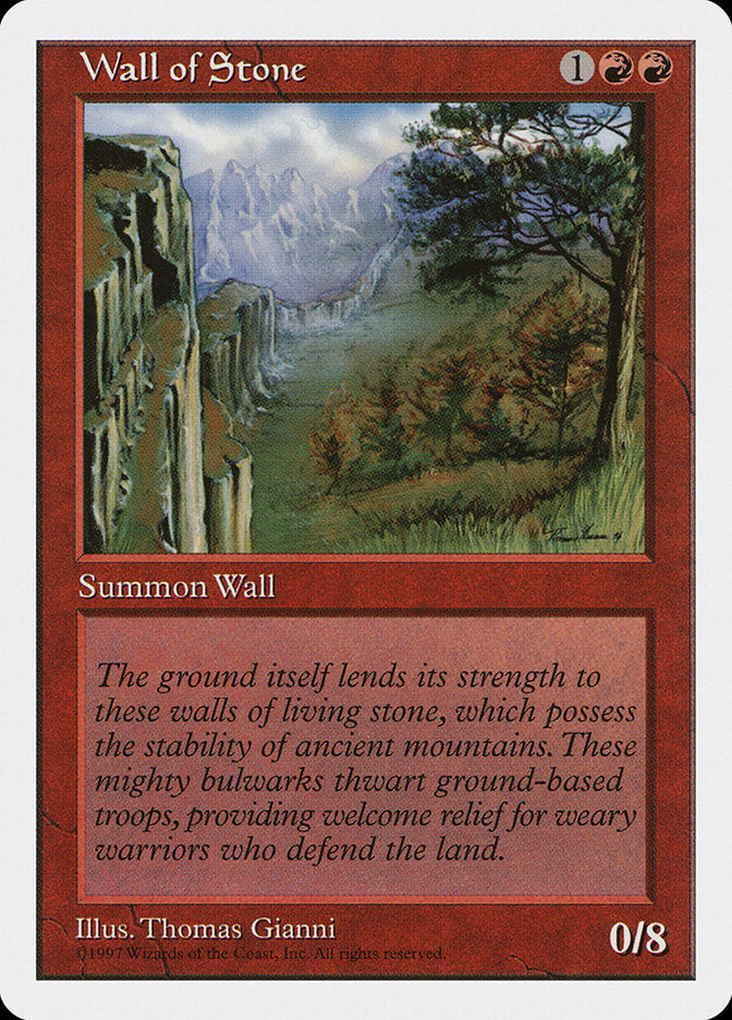 Wall of Stone [Fifth Edition] | Yard's Games Ltd