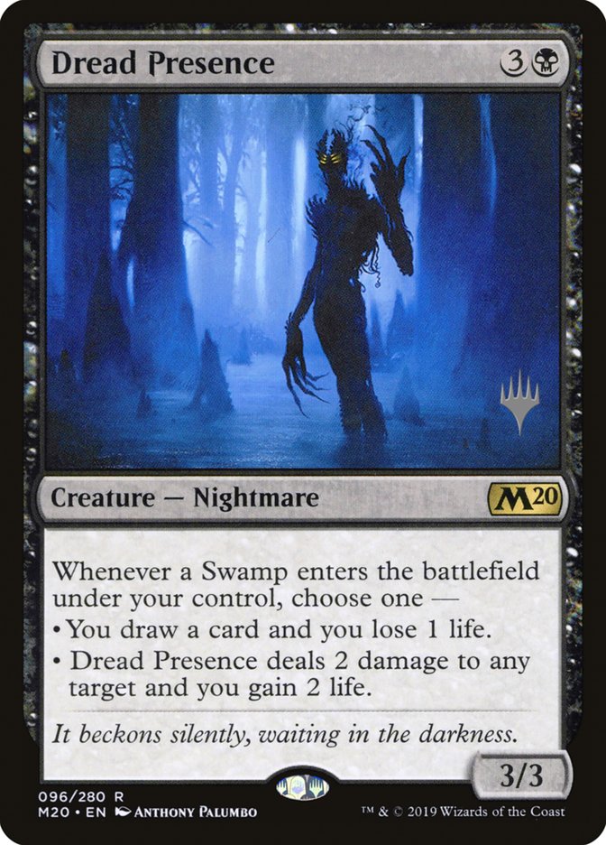 Dread Presence (Promo Pack) [Core Set 2020 Promos] | Yard's Games Ltd