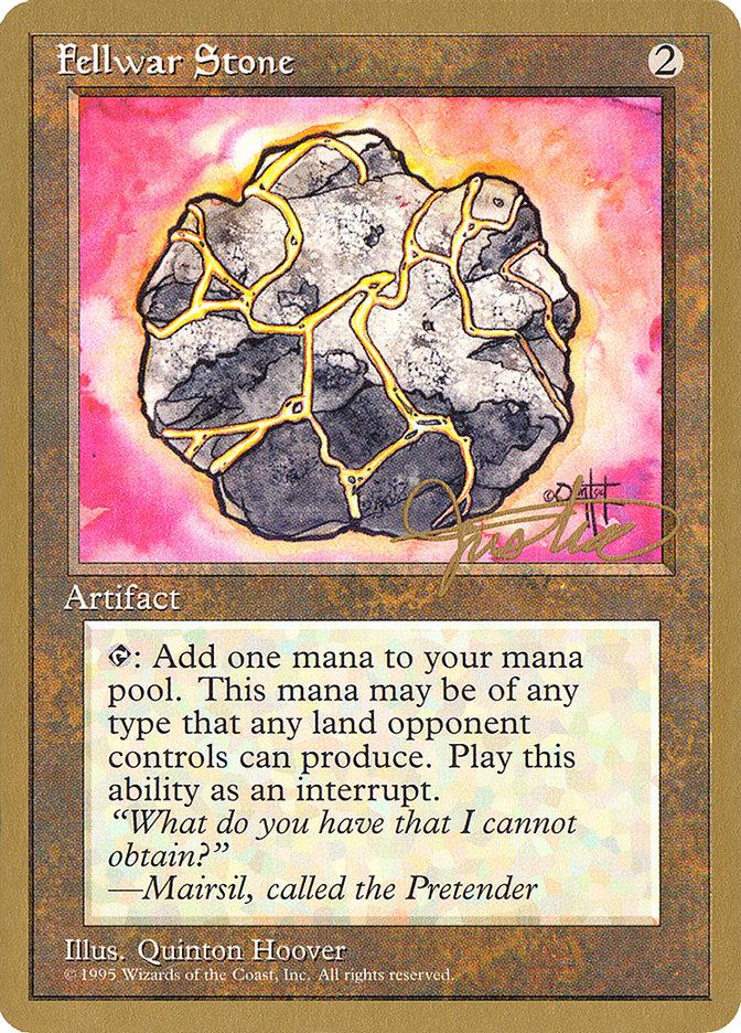 Fellwar Stone (Mark Justice) [Pro Tour Collector Set] | Yard's Games Ltd