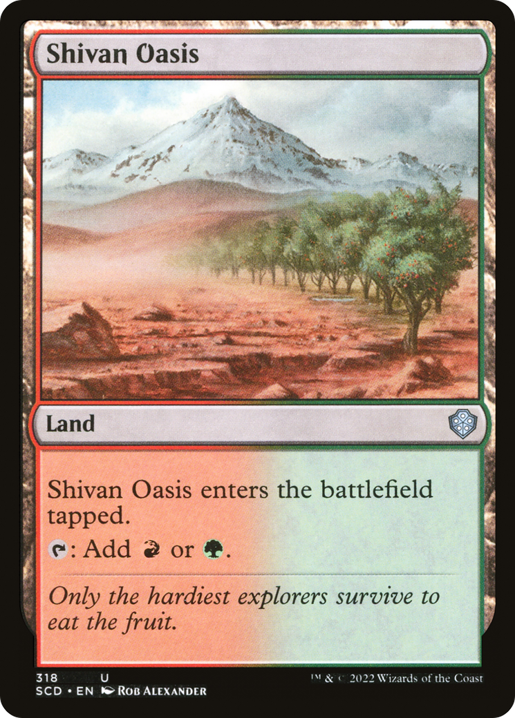 Shivan Oasis [Starter Commander Decks] | Yard's Games Ltd