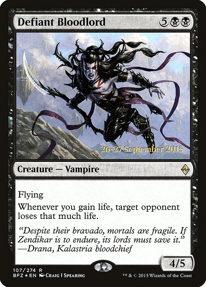 Defiant Bloodlord [Battle for Zendikar Prerelease Promos] | Yard's Games Ltd