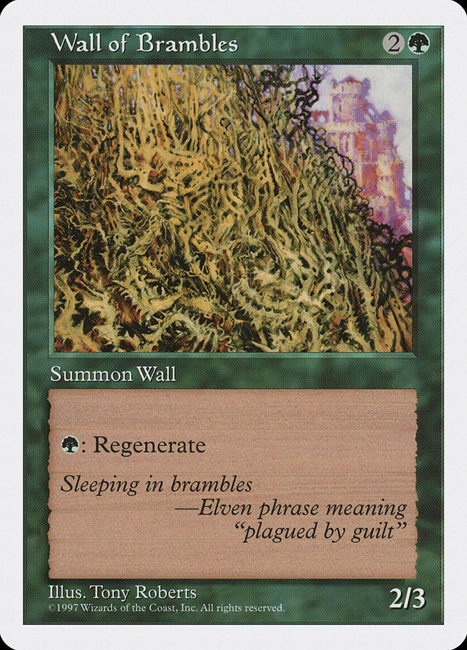 Wall of Brambles [Fifth Edition] | Yard's Games Ltd