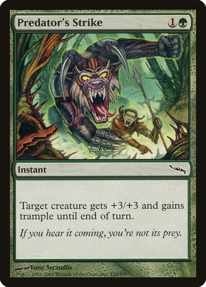 Predator's Strike [Mirrodin] | Yard's Games Ltd