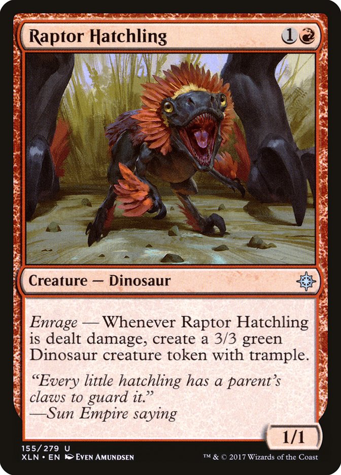 Raptor Hatchling [Ixalan] | Yard's Games Ltd