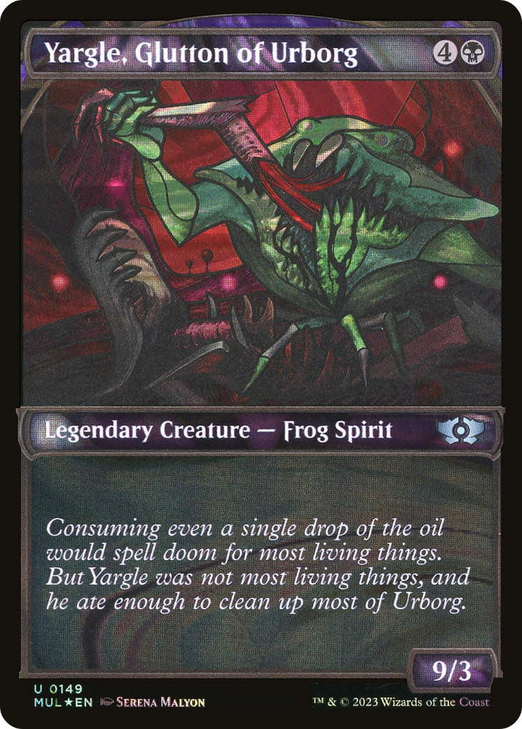 Yargle, Glutton of Urborg (Halo Foil) [Multiverse Legends] | Yard's Games Ltd