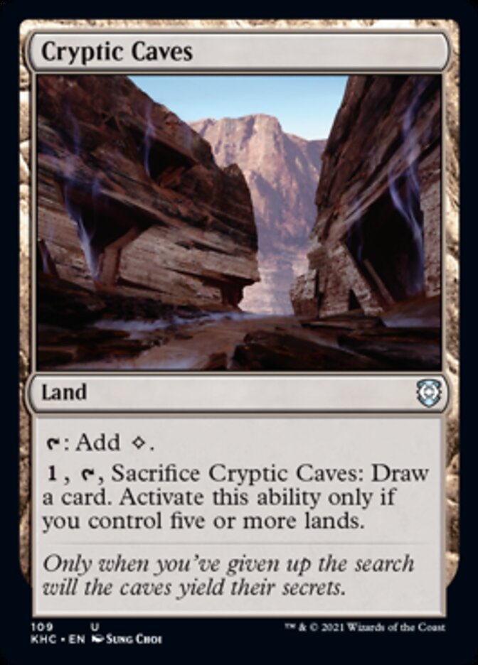 Cryptic Caves [Kaldheim Commander] | Yard's Games Ltd