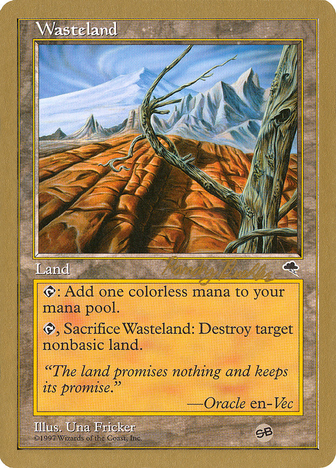 Wasteland (Randy Buehler) (SB) [World Championship Decks 1998] | Yard's Games Ltd