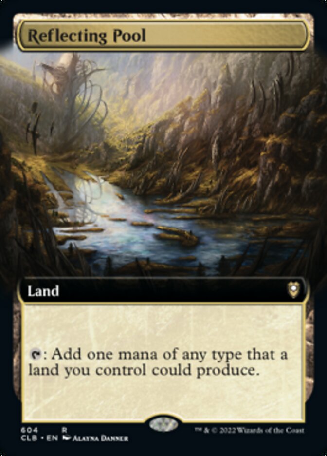 Reflecting Pool (Extended Art) [Commander Legends: Battle for Baldur's Gate] | Yard's Games Ltd