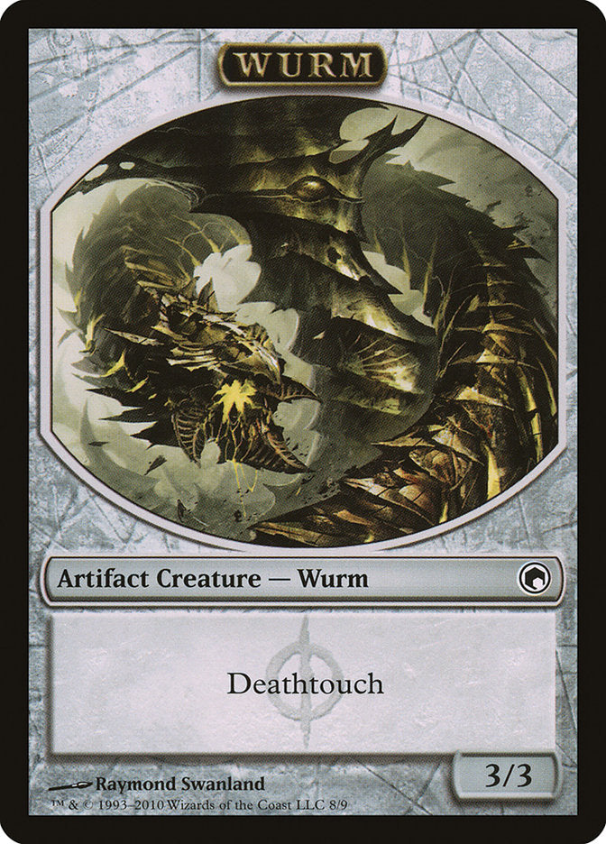 Wurm Token (8/9) [Scars of Mirrodin Tokens] | Yard's Games Ltd