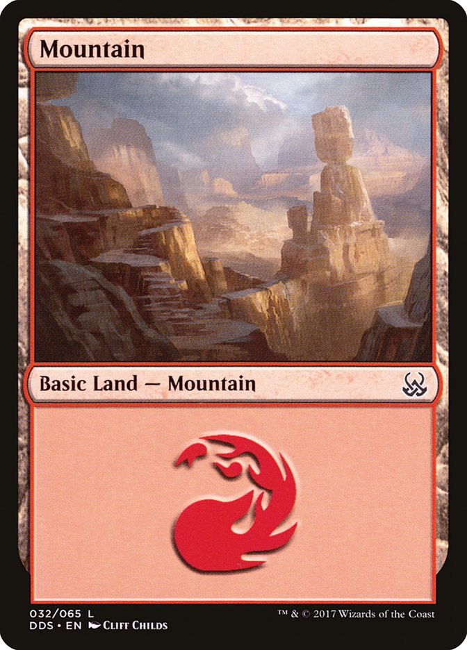 Mountain (32) [Duel Decks: Mind vs. Might] | Yard's Games Ltd