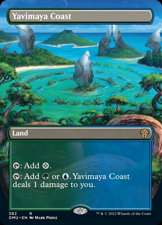 Yavimaya Coast (Borderless Alternate Art) [Dominaria United] | Yard's Games Ltd