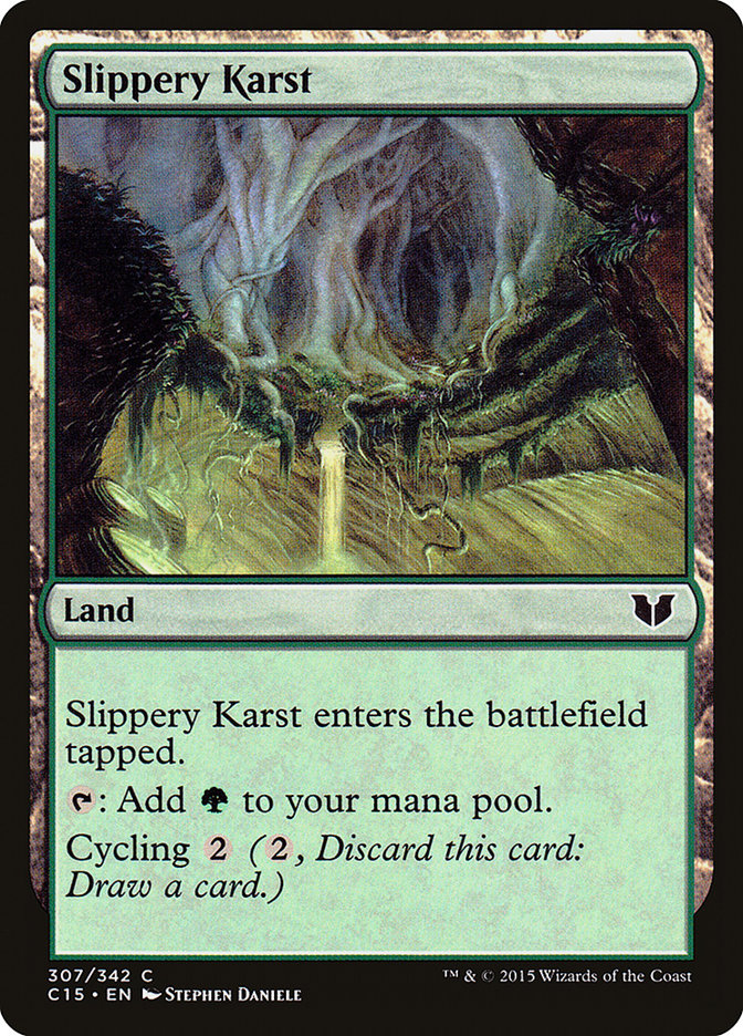 Slippery Karst [Commander 2015] | Yard's Games Ltd